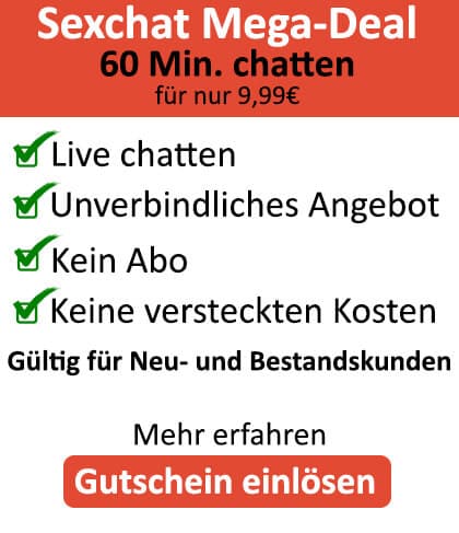 60 Minuten Sex Chat testen für 9,99€